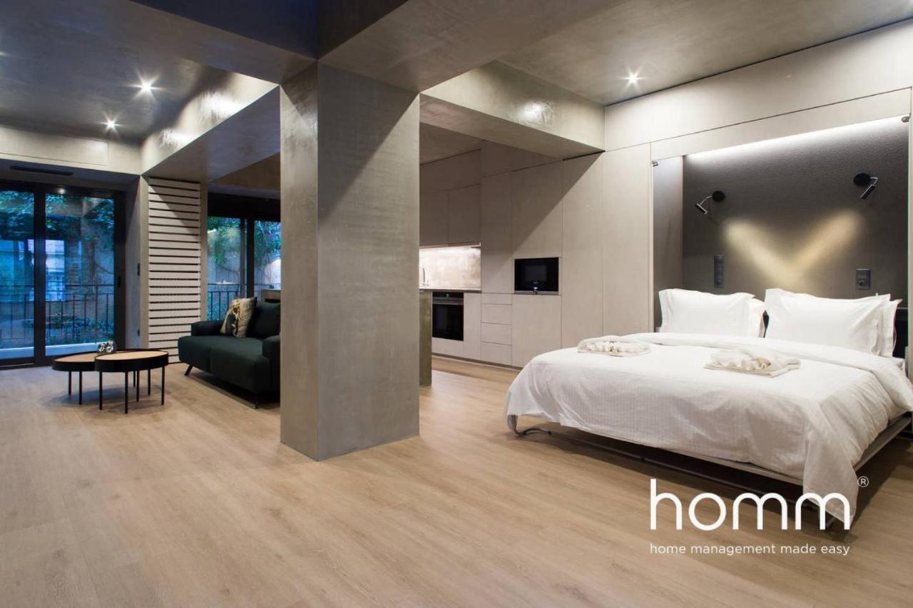 Unique Urban Homm Studio In Piraeus, Alkiviadou Apartment ภายนอก รูปภาพ