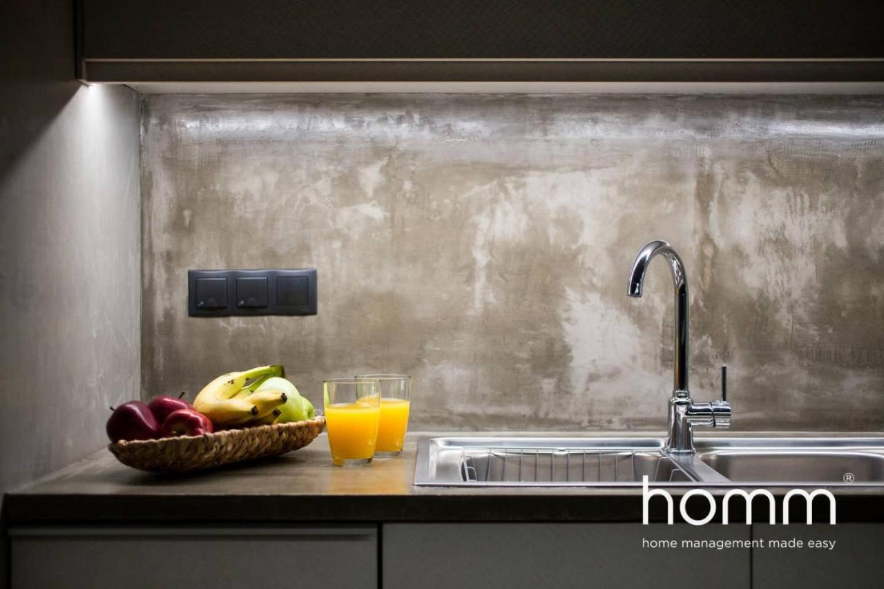 Unique Urban Homm Studio In Piraeus, Alkiviadou Apartment ภายนอก รูปภาพ