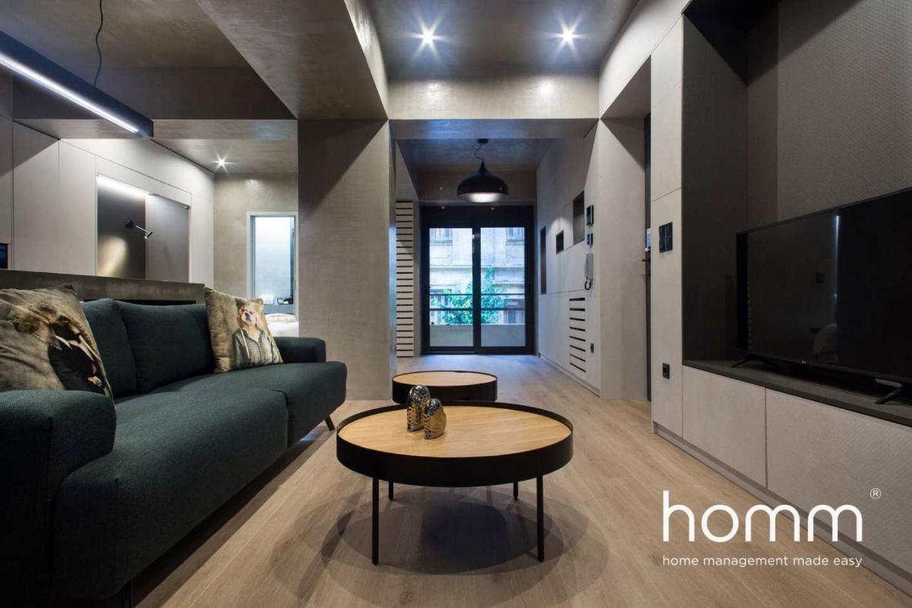 Unique Urban Homm Studio In Piraeus, Alkiviadou Apartment ภายนอก รูปภาพ