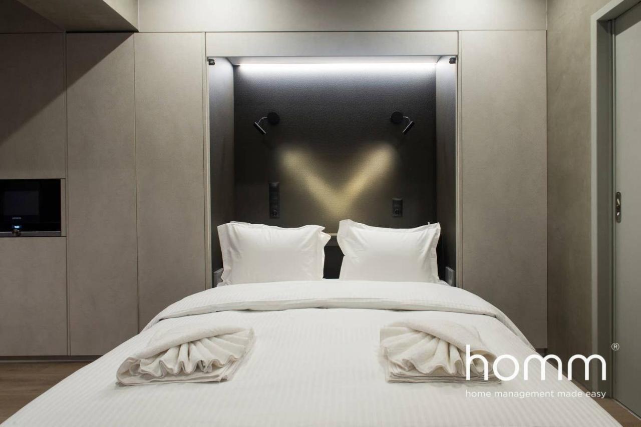 Unique Urban Homm Studio In Piraeus, Alkiviadou Apartment ภายนอก รูปภาพ